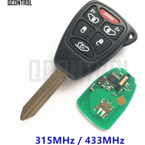 QCONTROL Car Remote Flip Key for JEEP Auto Commander Wrangler Patriot Compass Grand Cherokee Liberty Door Lock Controller
