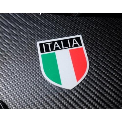 Reflective Italy flag Italia sticker motorcycle helmet stickers motocross racing car bike decal waterproof for Vespa Piaggio