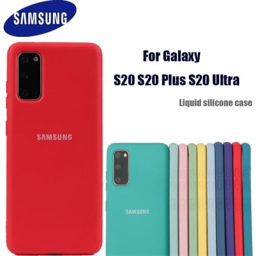 S20 Ultra Case for Samsung Galaxy S20 S20 plus Silky Silicone Cover High Quality Soft-Touch Back Protective Galaxy S20+ s20 plus