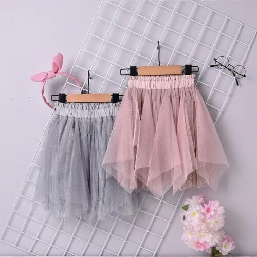 Girls' Skirts 2021 Summer New Childrens Tutu Skirt Net Gauze Skirt Girls Fashion Western Princess Skirt Toddler Mesh Skirts