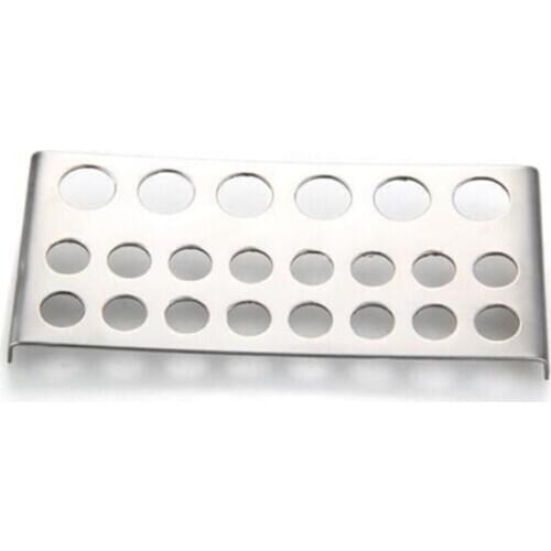 22 Holes Tattoo Pigment Ink Cap Cup Holder Stainless Steel Shelf Stand Tip Supply Tools Body Beauty Tools Tattoo accesories