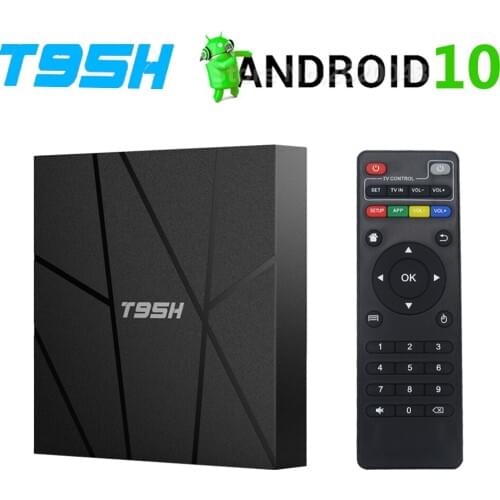 5PCS LOT New T95H Android 10.0 Smart TV Box Allwinner H616 4GB RAM 32GB 64GB ROM 2.4G dual Wifi 6K