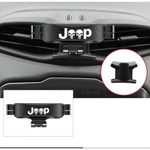 Car Mobile Phone Holder Air Vent Clip GPS Stand Gravity Navigation Bracket For Jeep Renegade 2016 2017 2018 2019 Car Accessories