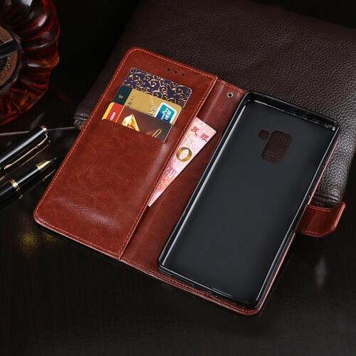 For Samsung Galaxy J4 J6 J2 J8 2018 A8 A6 Plus J3 J5 J7 2017 Prime S6 S7 Edge S8 S9 Plus Vintage Leather Flip Case Wallet Cover
