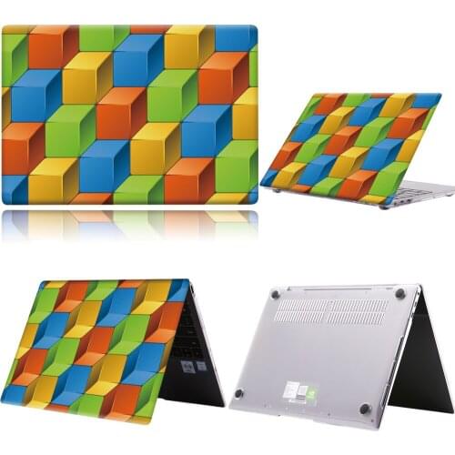 3D Art-tube Laptop Case For Huawei MateBook 13/13 AMD Ryzen/14/D14/D15/X 2020/X Pro/Pro 16.1/Honor MagicBook 14/15 New PC Shell