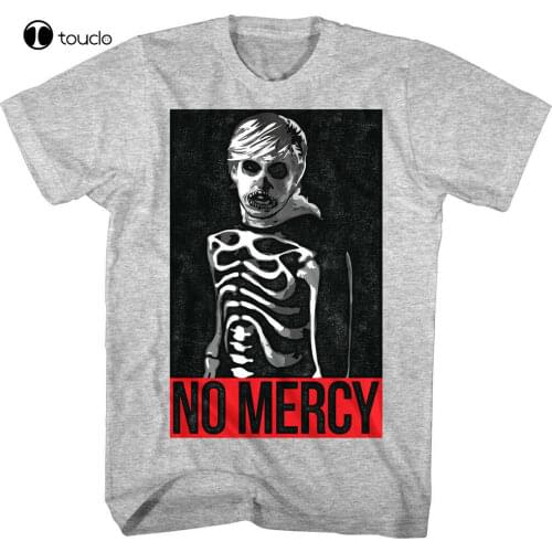 Karate Kid Cobra Kai Johnny Lawrence Skeleton MenS T Shirt No Mercy Zabka Gray