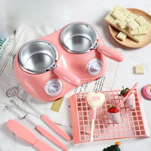 DIY Scented Candle Soap Butter Kitchen Tool Electric Chocolate Melting Pot Heating Candy Wax with Mold