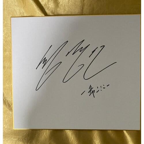 Hand signed TVXQ MAX autographed shikishi card art board 27*24 cm K-POP 0820A