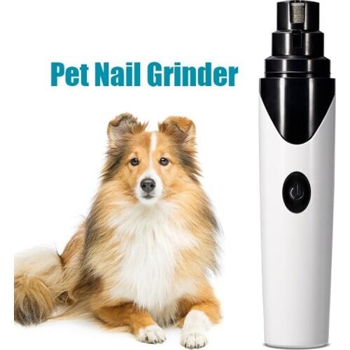 Electric Pet Nail Sharpener Grinder Automatic Clipper USB Rechargeable Cat Dog Manicure Trimmer Pets Grooming Tool