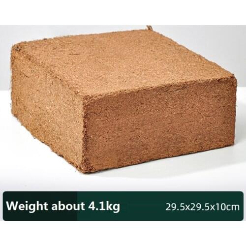 Low-salt Coconut brick nutrient soil coconut bran coarse coconut shell planting flowers and vegetables