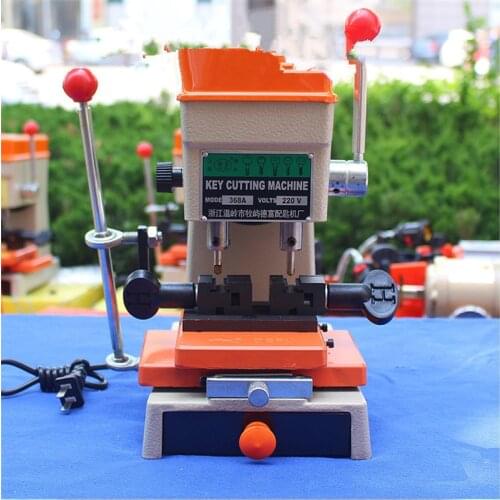 Laser Car Key Cutting Copy Duplicating Machine 368a With Full Set Cutters For Making keys Locksmith tools 220V Newest