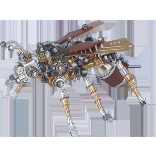 Mechanical Party Insect Series 3D Metal Puzzles Closely Mechanical Childrens Educational Building Blocks Brain Toys 3d puzzle