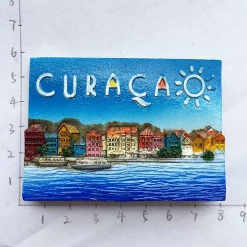 Netherlands Holland 3D Fridge Magnet Tourist Souvenirs Curacao Seaside Landscape Refrigerator Magnetic Stickers Home Decorations