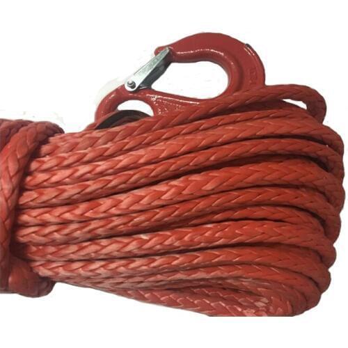 Easter day 9mm * 30m 12 Strand UHMWPE Synthetic 4X4 ATV UTV Winch Rope With Thimble Factory Direct Sale