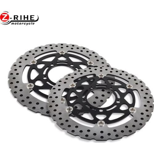 Front Floating Brake Disc Rotor Motorcycle Rotors For KAWASAKI ER6N 650 2006-2008 2009 2010 2011 2012 2013-2015 YERSYS 650 07-14
