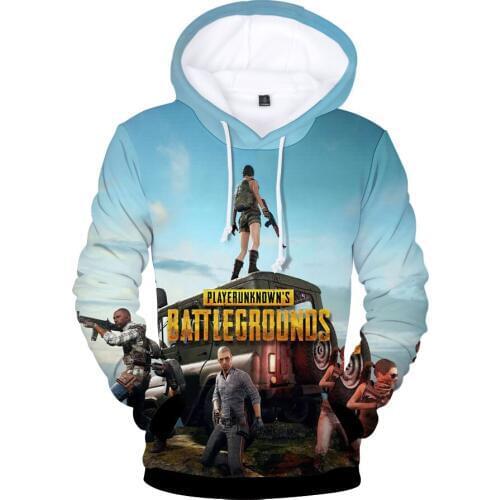 Personality Hot Koop PUBG Hoodies mannen Hot Game PUBG Hoodies Mannen/Vrouwen Sweatshirt kinderen Harajuku 3D PlusSize