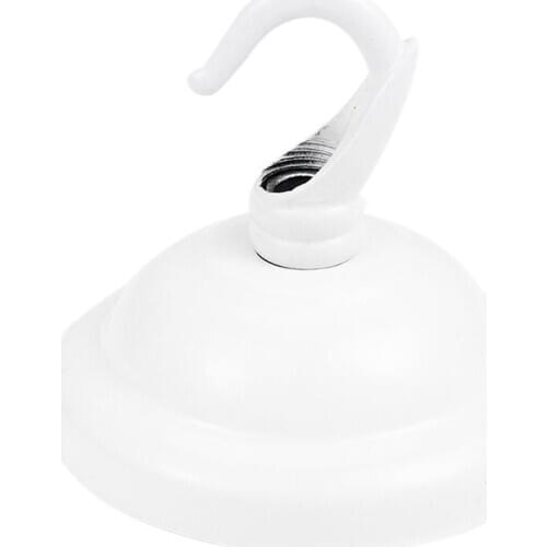 1Pc Ceiling Hook Plate For Light Fitting Chandelier Drop-light With Screws, White