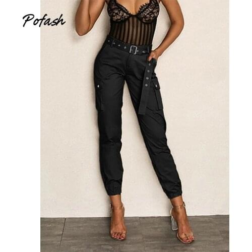 Женские брюки карго POFASH China At AliExpress