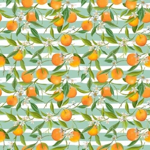 Happy Birthday Orange Backdrop Holiday Fruit Photography Background Celebration Photo Booth Studio Decor