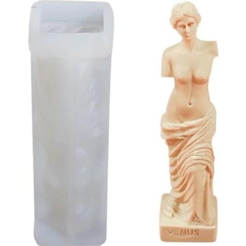 Venus Goddess Mold Candle Silicone Mold Nordic Style Human-Shaped Candle Mould Creative Nordic Candle Wax Mould