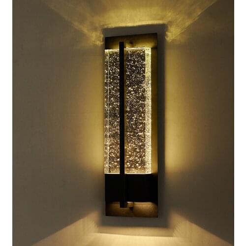 Modern Living room luxury Wall lights Air bubble K9 Crystal Home Decor Sconce Porch Corridor lighting Bedroom bedside Wall lamp
