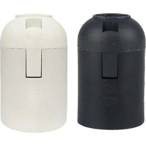 1PCS DIY E27 Socket Base E27 LED Plastic Lamp Holder E27 Edison Screw Light Bulb Socket Holder Lamp Accessories Luminaire