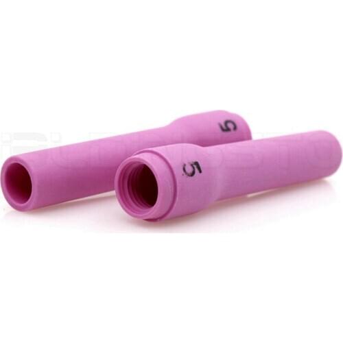 10PK 796F76 #5 5/16" ASSORTED Ex-Long Ceramic Cup Alumina Nozzle Fit TIG Welding Torch WP9 WP20