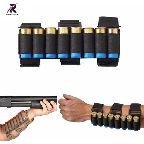 2021 Tactical Airsoft Hunting Shotgun Shell Conveyor with 8 Rounds Shooters Sleeve Forearm Mag Bag Gun Accessories