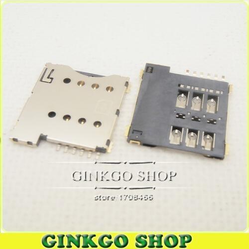 4000pcs Self Push 6P 8Holes Micro SIM Connector