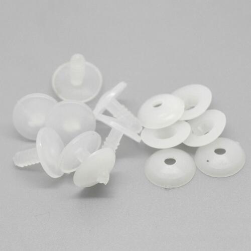 New 50Sets White Toy Doll Making Craft Joints 20mmx20mm 20mmx5mm dolls Accessories For Toys Bear plastic doll joints