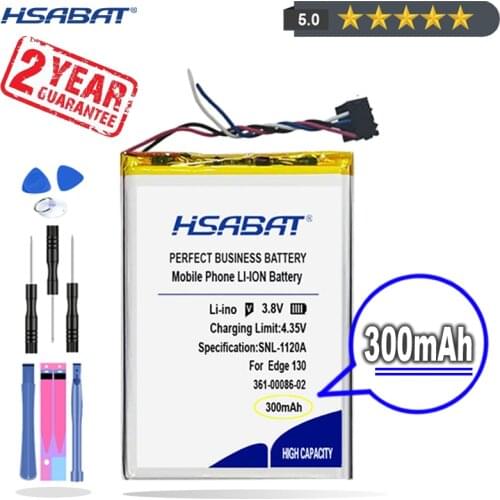 New Arrival [ HSABAT ] 300mAh 361-00086-02 Replacement Battery for GARMIN Edge 130 Edge130 1ICP4/20/28