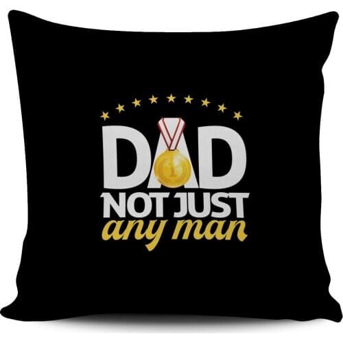 Gold Medal Dad 3D printed Polyester Decorative Pillowcases Throw Pillow Cover Square Zipper Pillow cases