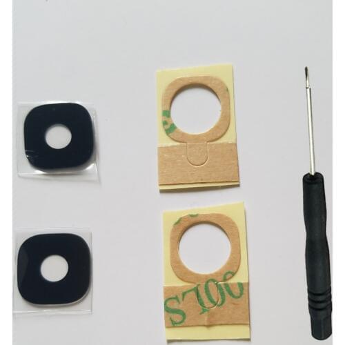 For Samsung Galaxy J5 Prime G570 G570F J7 Prime G610 G610F New Housing Cover Back Rear Camera Lens Glass + Adhesive Tools
