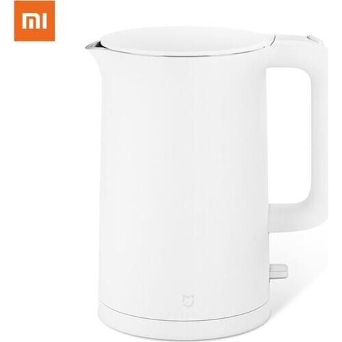 Xiaomi Mijia 1.5L Electric Kettle Fast Boiling 304 Stainless Steel Teapot Kitchen Water Kettle Homehold Samovar LED Anti Scald