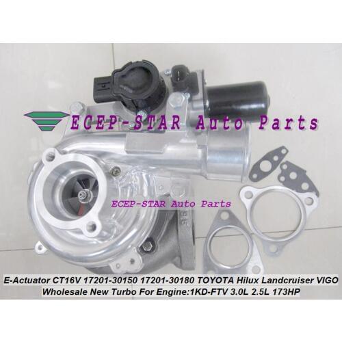 + Electric Actuator Solenoid CT16V 17201-30150 17201-30180 Turbo For TOYOTA Hilux Landcruiser KZJ90 KZJ95 VIGO 1KD-FTV 3.0L 2.5L