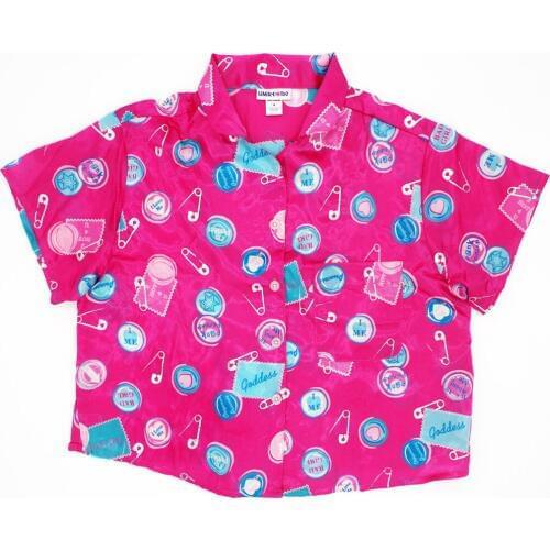 Summer Loose Comfortable Fashion Polyester Boys Girls T-shirts Kids Short Sleeves Tops Casual Tees Children Clothing Hawaii Wear