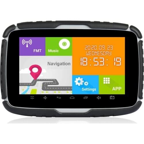 Fodsports 5.0 inch Motorcycle Android GPS Navigation Waterproof IPX7 Bluetooth Moto GPS Navigator Car Motorbike GPS 512M/8G