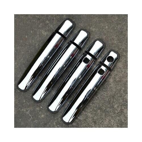 Chrome Door Handle Cover Trim with Smart Key Hole For Suzuki SX4 S-cross 14-19