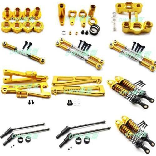 JLB Racing CHEETAH 1/10 Brushless RC Car spare parts Metal upgraded drive shaft Swing arm adapter shock absorber pull rod