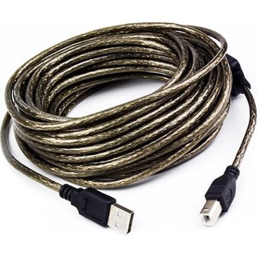 USB2.0 Print Cable USB2.0 Type A Male To B Male Sync Data Scanner Cable for HP Canon Epson Printer 5M 10M 15M