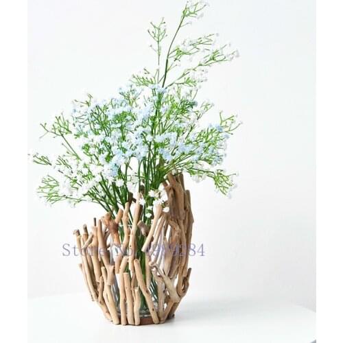 Creative Nordic Wooden glass Tree branch vase Modern home Flower arrangement Crafts ornaments Wedding decoration vases flowers