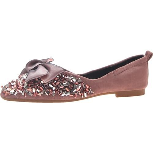 Summer new sweet bow shallow mouth single shoes trend wild comfortable flat shoes