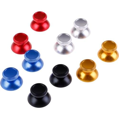 Metal Analog Joystick thumb Stick grip Cap for Sony playstation Dualshock 4 PS4 Slim Gamepad Controller thumbstick