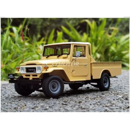1:18 KYOSHO For Toyota Land Cruiser LC40 Pick up Diecast Car Model Boys Toys Gifts Display Collection Ornaments