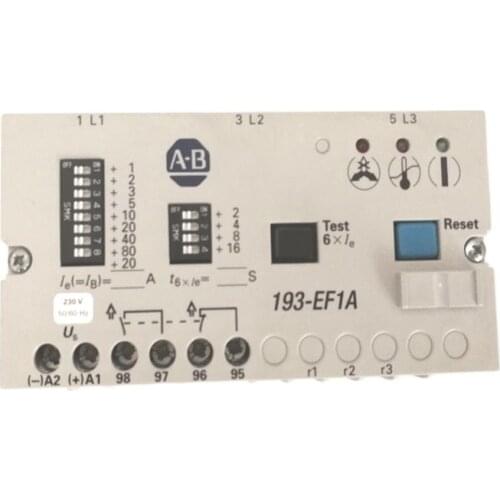 ALLEN-BRADLEY 193-EF1A 20A 230v Motor Protection Relay New in Box