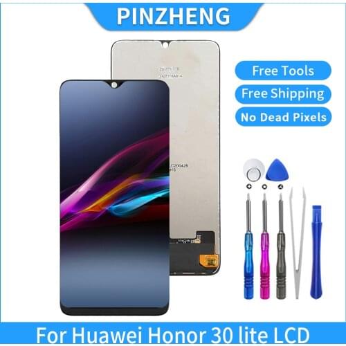 PINZHENG 100% Tested Display For Huawei Honor 30 Lite LCD Digitizer Touch Screen Assembly For Honor 30 Youth MXW-AN00 ANA-TN00
