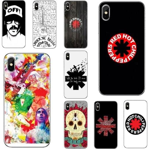 Red-Hot-Chili-Peppers-Los-Angeles Silicone Phone Case For Samsung Galaxy Note 3 4 5 8 9 S3 S4 S5 Mini S6 S7 Edge S8 S9 S10 Plus