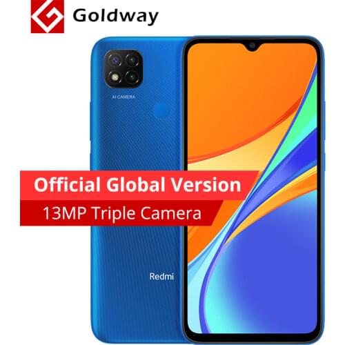 Global Version Xiaomi Redmi 9C 9 C 2GB 32GB Cellphone Helio G35 Octa Core 13MP Dual Cameras 5000mAh 6.53" DotDrop Disp