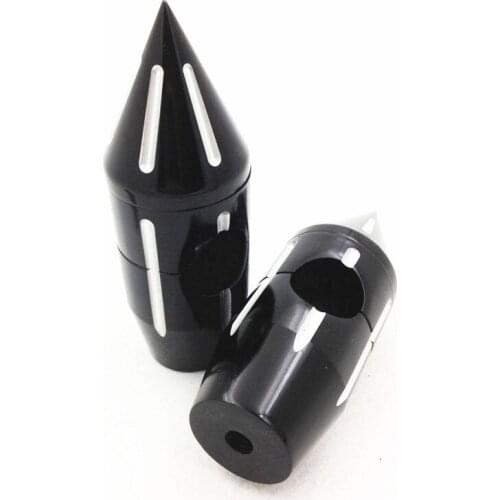 Universal Custom Spike 2'' Rise Billet Handlebar Risers Scooter Offroad Chopper Dual Sport bike Cruiser Bobber