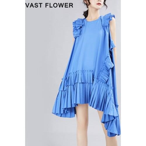 VAST FLOWER Sleeveless Summer Dresses